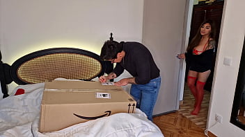 Surprise! I Made My Stepdad Fuck Me. I Give Him My Ass In A Box As A Sex Doll