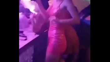 See What My Sexy Wife Is Not Wearing Under Her Tight Pink Dress In 3:5 Version