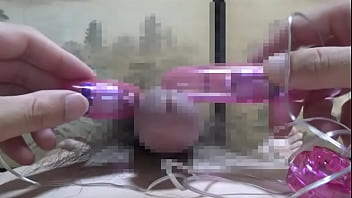【個人撮影】ローターを使った男のオナニー