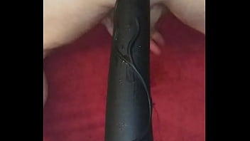 Huge Dildo With Massive Cumshot
