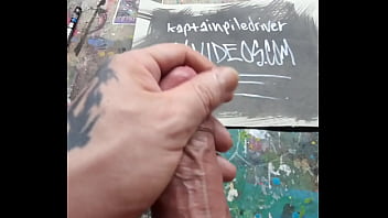 Huge Cumshot After Edging My Fat Cock Until It Fucking Explodes!