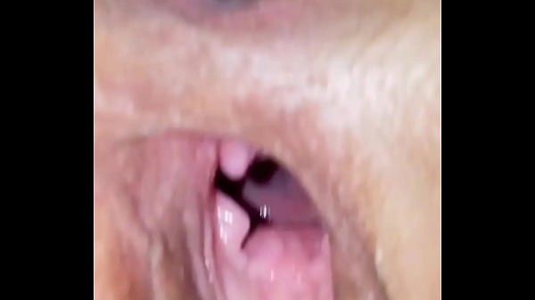 Gaping Pussy Looking Into Her Cervix
