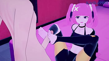 Sango And Diantha (carne) Intense Sex. - Pokémon Hentai