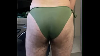 In The Toilet Wearing My Swim Panty