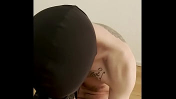 My Submissive Guy Sniffs My Sneakers, Licks My Feet And I Play With Him