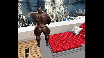 Rich White Wife Gets A Workout From Muscular Black Personal Trainer On Her Yacht