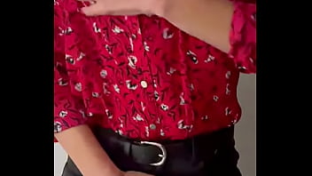 Office Christmas Party! Touching Myself On The Bathroom! Heidi Hotwife