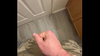 Hard Cock, Cock Ring, Oiled Handjob, Solo, Hard Cum