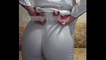 Horny Brunette Lammy Pixel Stripteases And Shows Off Her Gorgeous Ass - european, sexy, ass, panties, brunette, bra, amateur, homemade, booty, lingerie, dirty, housewife, h - Video 289714