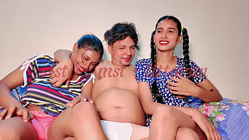 Hot Threesome Group Sex With Two Superhot - Uttaran20 And Sisty And Sexmst