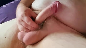 Chubby Gay Guy' Edged Up Cock