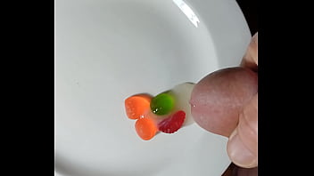 Cum On Sweets And Eating My Own Cum