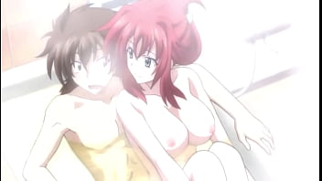 Issei, Rias And Asia Have A Bath Together
