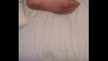 Cumshot On Sleepy Dirty Soles