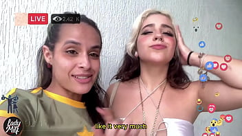 We Turned On The Live Without Him Knowing And We Fucked Hot Live (subtitled In English)