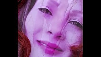 Beautiful Milf Gets Her Face Covered In Sperm!