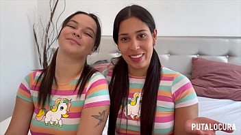 Putalocura - Dos Bellezas Colombianas Melisa Tetona Y Natalie Se Tragan Toda La Lefa De Torbe