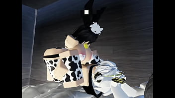 Snow Bunny In Cow Suit Get Fuck By She Bf