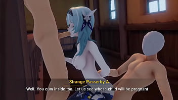 Eula Genshin Impact 3d Animation