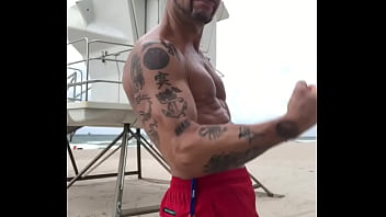 Fort Lauderdale Beach Flexing