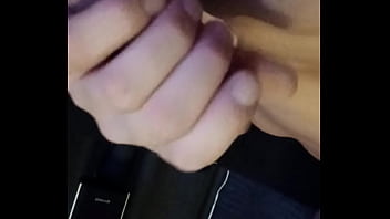 Young Boy Playing With Cock