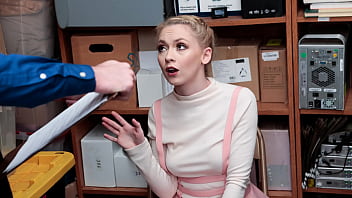 Troublemaking Teen Arrested And Taken For Interrogation In The Security Office - Myshopsex