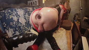 Butt Girl Tiffany Ciskiss Red Queen Slays Huge Anal Toys - Anal-butt-trans-crossdresser-sissy-ass-worship-femboy-perfect-ass-huge-dildo-extreme-anal