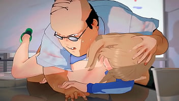 La Tiny Senpai Se Queda Haciendo Horas Extra