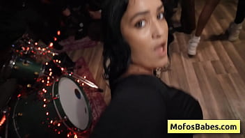 Brunette Slutty Teen Takes Massive Cock Between Her Natural Big Boobs And Fuck It Hard - Nia Bleu, Brett Maker