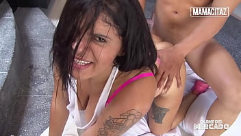 Busty 18yo Latina Vick Valencia Oiled Up And Drilled Deep By Stranger - Carne Del Mercado