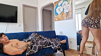 My Stepmom Catches Me Masturbating And Rides My Cock. Cum Inside