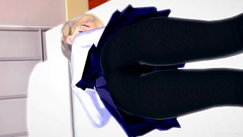 Gwen Stacy Visita La Enfermería Y Juega Con Una Polla Entre Sus Piernas (versión Adulta)