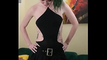 Kit Summers Part 3 In The Little Black Bodysuit And A Gothic Miniskirt