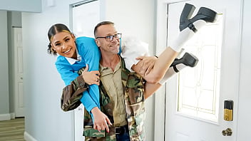 Crazy Old Dude Catches His Hot Stepgranddaughter Stealing, Teaches Her A Lesson