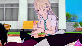 Saki Ayase Fa Un Pompino Ad Uno Sconosciuto Fuori Dalla Scuola