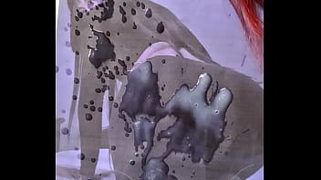 Wonderful Brunette Milf Gets Her Face And Asshole Covered With Sperm!