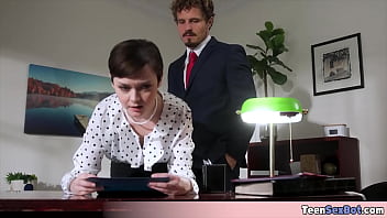 Quickie Fucking The Extra Small And Petite Tomboi Secretary