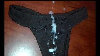 Sexy Petite Milfs Used Thong Filled Up With Sperm!