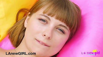 Stunning Girl With A Teen Look Displays Her Sexy Body