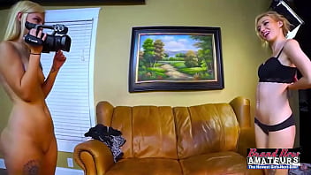 Olyssia _ Bailey Sucking Dick After Lesbo Cunnilingus Shoots!