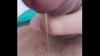 Leaking Precum, Slowly Stroking My Uncircumcised Cock, Closeup. July 18, 2024.