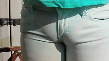 _turnhoeschen_s Pastellgrüne Stretchy Jeans Von H_m Wird Zweimal Nass