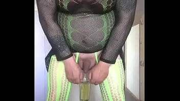 Crossdresser Swallows Two Glasses Of His Own Bladder Juice Just To Prove He Can Swallow More Than Just One Glass Part 3