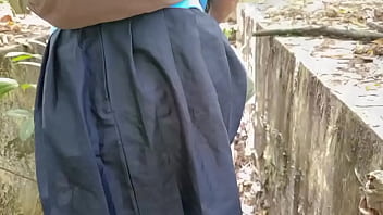 College Fucked Jn Abandoned Cemetery