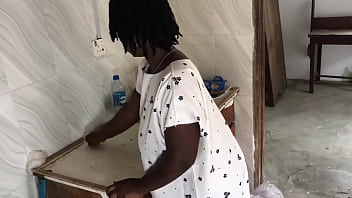 House Master Attempted Sex On A House Maid In The Kitchen