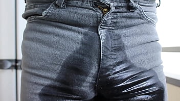 _turnhoeschen' Uralte Vintage Mustang Disco Stretch-jeans Wird Nass