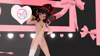 Megumin (konosuba) Strip Lights Mmd