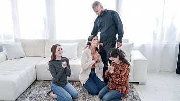 The Lucky Husband Has Three Wives To Freeuse Anytime He Wants - Cncmilf