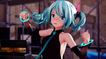 Hatsune Miku Strip Concert Mmd