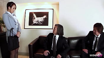 Asian Office Girl Talk To Dp And Anal Mmf Threesome Fuck By Two Old Guys